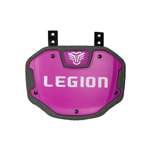 LEGION M-Series Highlight Football Back Plate - LG/XL - Highlight Purple