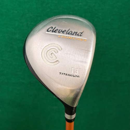 Cleveland Launcher Titanium 13 Fairway Wood Launcher Gold 65-S Stiff w/HC