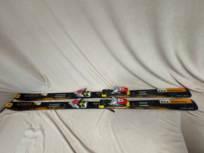All Mountain 185 cm Salomon X Scream Skis With Bindings (Used)