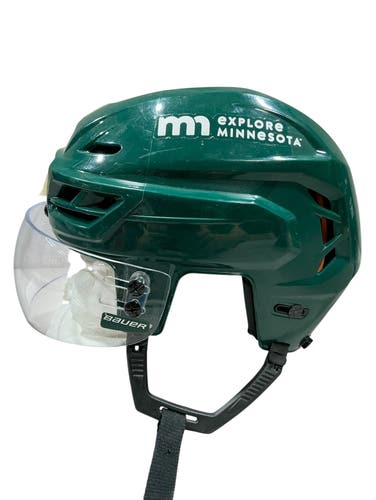 Green Medium CCM Tacks 710 Helmet Pro Stock (Used) 4720 M