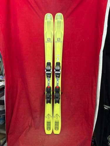 Skis: Salomon QST 85 all-mountain skis, 153cm.
Bindings: Marker (grip walk)
Binding range: 260-388mm