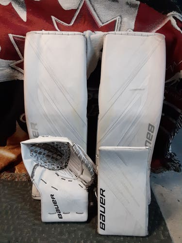 PRO RETURN 35" Bauer Supreme / Vapor Regular Goalie Full Set ** READ AD **