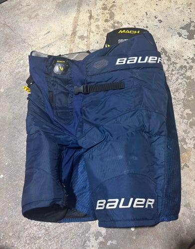 Blue Senior Medium Bauer Supreme Mach Hockey Pants (Used)