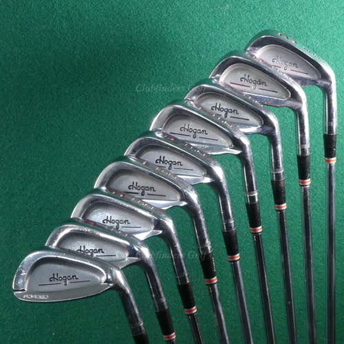 VINTAGE Ben Hogan Edge Forged 2-EW, SW Iron Set Factory Apex 4 Steel Stiff