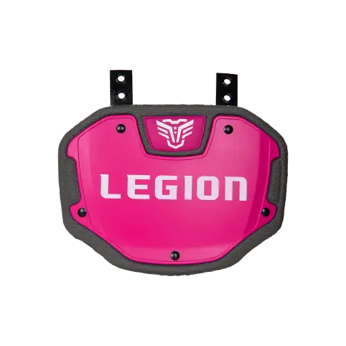 LEGION M-Series Highlight Football Back Plate - SM/MED - Highlight Pink