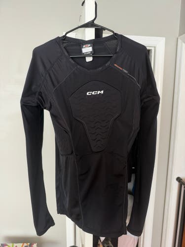 CCM REF Padded Hockey Shirt – Black – XL