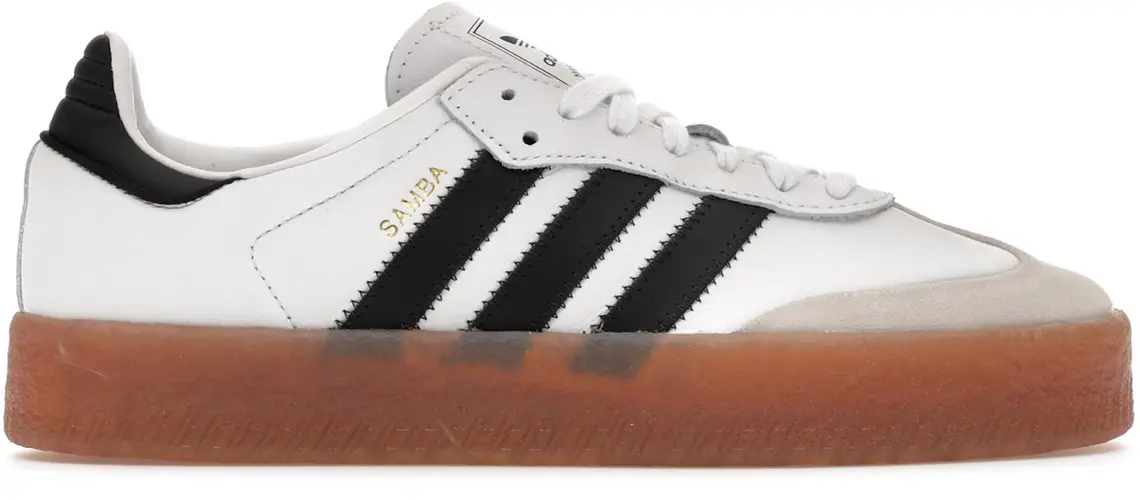 Size 7 - adidas Sambae Cloud White Metallic Gold (Women's) JI1349