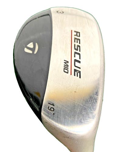 TaylorMade Burner Rescue Mid 3 Hybrid 19* RH Men's 95g Regular Steel 40" Nice