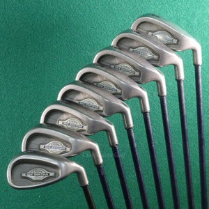 Callaway Big Bertha X-12 3-PW Iron Set Factory RCH 99 Graphite Firm *READ*