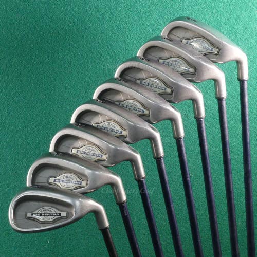 Callaway Big Bertha X-12 3-PW Iron Set Factory RCH 99 Graphite Firm *READ*