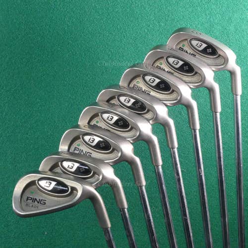 Ping i3+ Blade Green Dot 3-PW Iron Set CS Lite Steel Regular