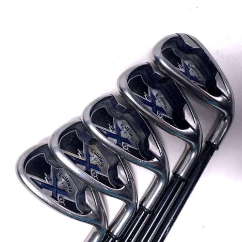 Callaway X-20 Iron Set 7-PW+AW 75g Regular Graphite Mens RH +/1/2''