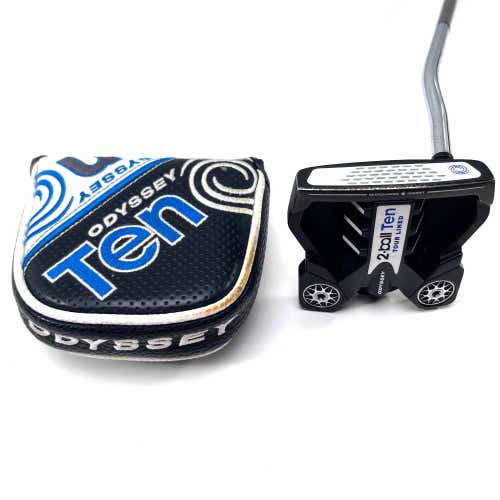 Odyssey 2-Ball Ten Tour Lined Stroke Lab Putter 35" Mens RH HC