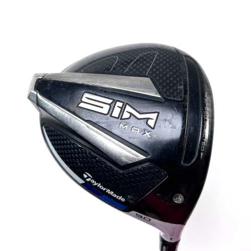 TaylorMade SIM MAX Driver 9* Fujikura Pro60 Stiff Graphite Mens RH