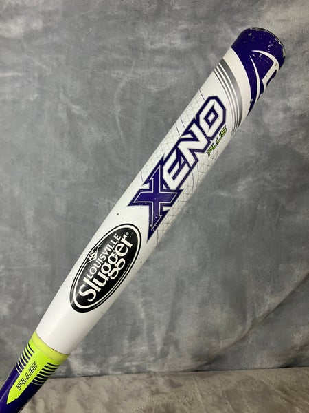 White 2015 Louisville Slugger Xeno Composite Bat (-10) Composite 21 oz 31" (Used)