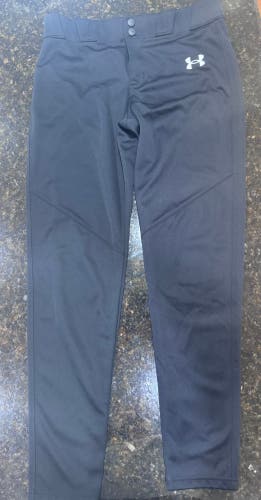 Black Youth Large Under Armour Game Pants (New) without tags