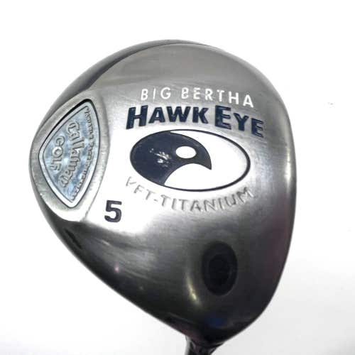 Callaway Hawkeye VFT 5 Fairway Wood 18* Big Bertha Gems 50 Ladies RH