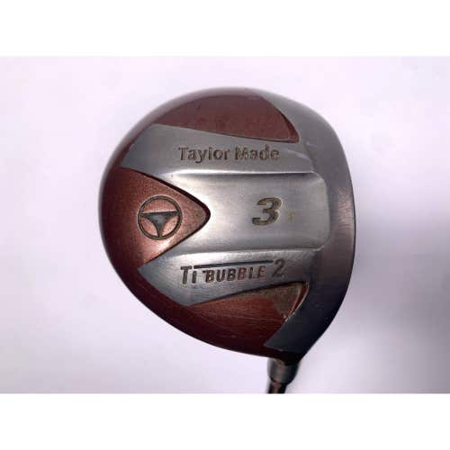 TaylorMade Ti Bubble 2 3 Fairway Wood 15* Bubble 2 70g Senior Graphite Mens RH