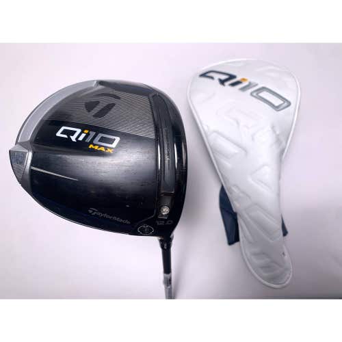 TaylorMade Qi10 MAX Driver 12* Fujikura Air Speeder 2025 50g Stiff RH HC