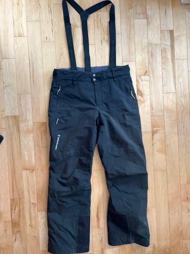 Black Men's Adult Large Peak Performance Ski Pants (Used)