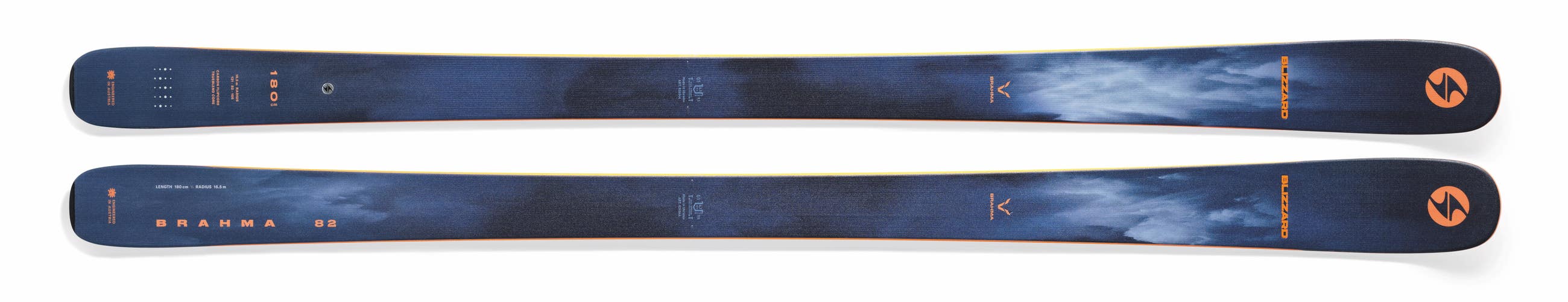 Men's 2024 All Mountain 180 cm Blizzard Brahma Skis Without Bindings (New)