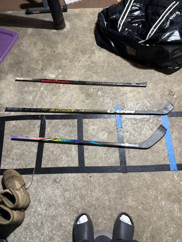 Junior/youth BROKEN HOCKEY STICK bundle. 20-50Flex (READ DESCRIPTION)
