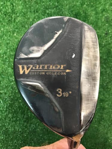 Warrior Custom Golf 19* 3 Hybrid Regular Graphite Shaft Right Handed