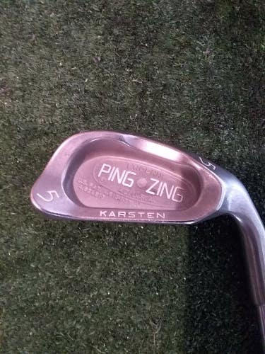 Ping Zing Karsten 5 Iron JZ Stiff Steel Shaft Right Handed