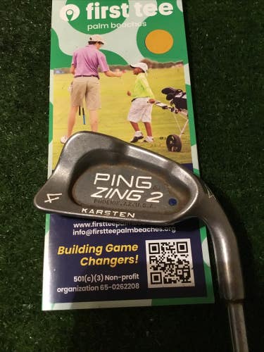Ping Zing 2 4 Iron Stiff Steel Shaft Blue Dot Right Handed