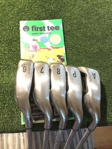 Callaway Warbird Irons Set 6-PW-GW, (No 9 Iron) Uniflex Steel Shafts *VGC*