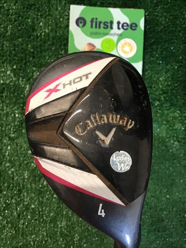 Callaway X Hot Ladies 22* 4 Hybrid Graphite Shaft Right Handed