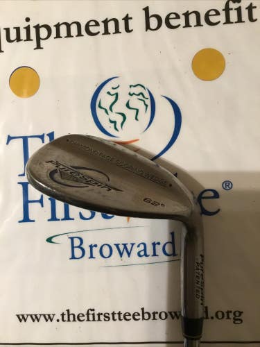 PureSpin Tungsten Sole L2 62* Lob Wedge LW Steel Shaft Right Handed