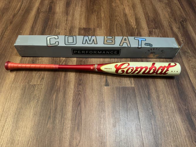 2026 Combat Bat (-3) 32" (New) Steel Horses *Red Rider*