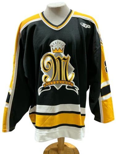 SP Apparel Pro Stock Memphis Riverkings Jersey Black Size 58 (Used)