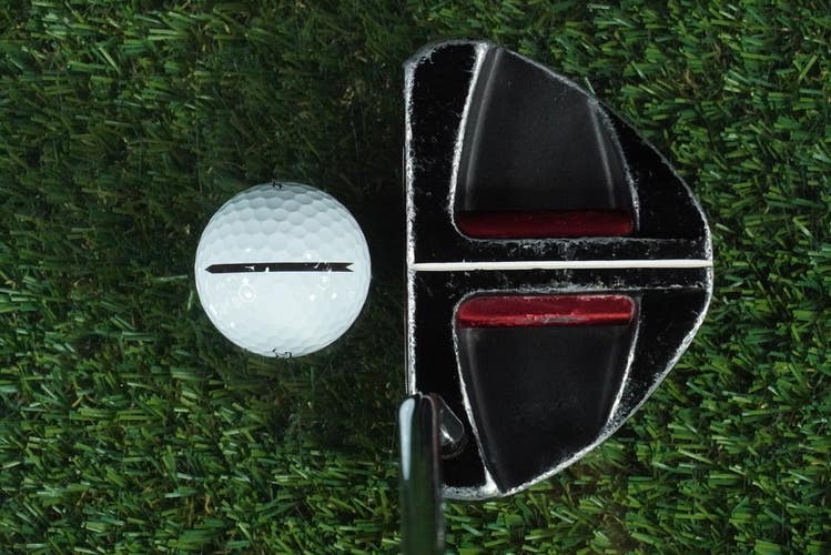 TAYLORMADE ROSSA MONZA MALLET PUTTER 34.5 STEEL SHAFT SUPER STROKE GRIP RH