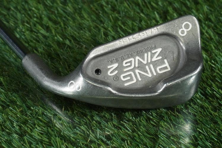 PING ZING 2 KARSTEN 8 IRON STEEL JZ STIFF FLEX BLACK DOT RH ~ L@@K!!