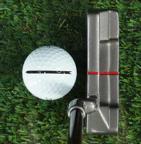 MERCHANTS OF GOLF RED ZONE JUNIOR BLADE PUTTER 18" KIDS YOUTH GRAPHITE SHAFT RH