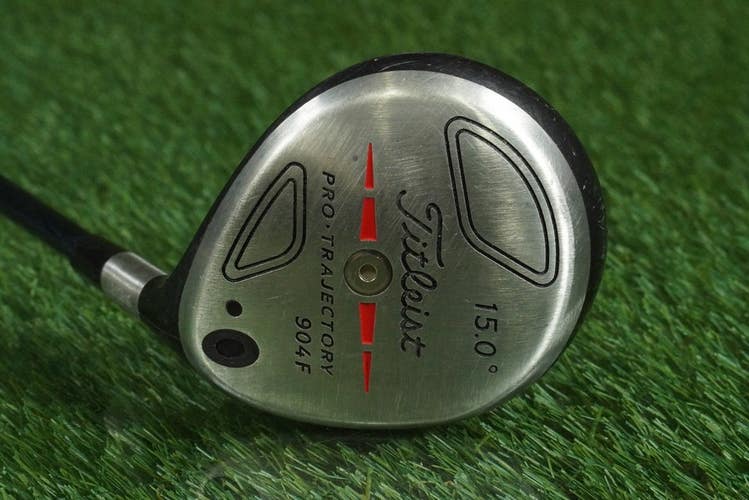 TITLEIST PRO TRAJECTORY 904F 3 WOOD FAIRWAY GRAPHITE DESIGN YS-6 EXTRA-STIFF 15