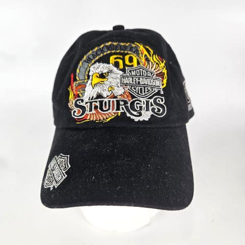 Harley Davidson 69th Black Hills Rally Sturgis Hat Cap Motorcycle 2009 Eagle