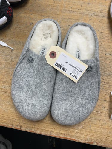 Birkenstock Zermatt Shearling Size 34 EU Grey Wool Clogs