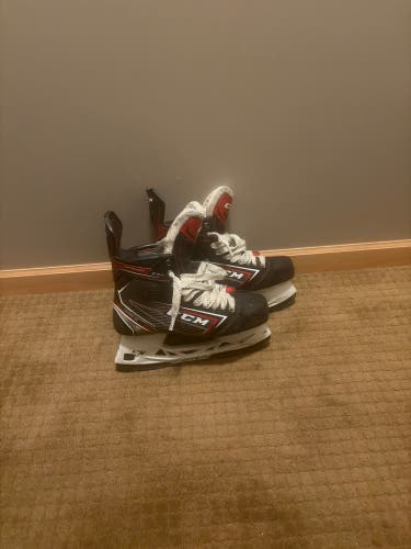 Black 2019 CCM JetSpeed FT2 Hockey Skates Regular Width 7.5 (Used)