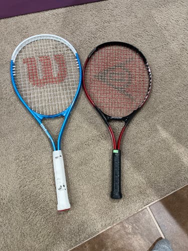 2 tennis rackets