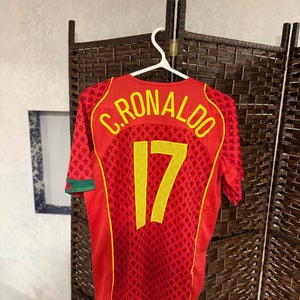 Cristiano Ronaldo Portugal 2004 Retro Soccer Jersey