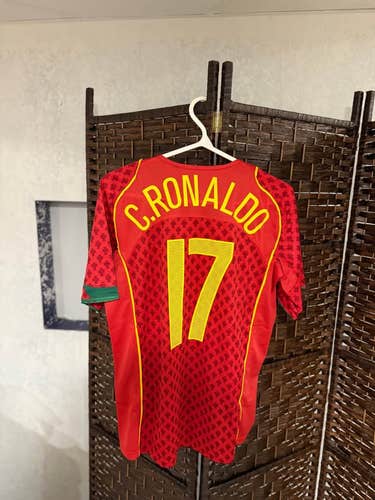 Cristiano Ronaldo Portugal 2004 Retro Soccer Jersey