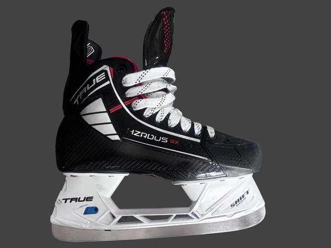 Black/White 2023 True HZRDUS 9x Hockey Skates 8.5 (Used)