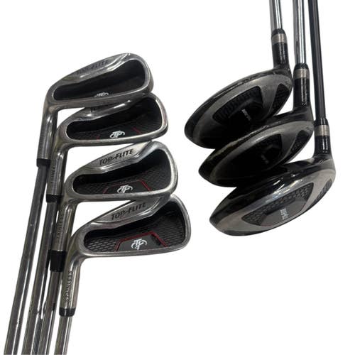 Used Top Flite IRON SET Mens Package Set LH Grey 7 Piece 11406-S000113740