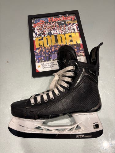 CCM Tacks XF Pro size 9 Hockey Skates Regular Width w/Shot Blockers