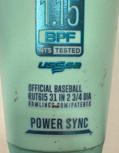 2026 Rawlings Icon Composite USSSA Certified Bat (-5) 31" (Used)