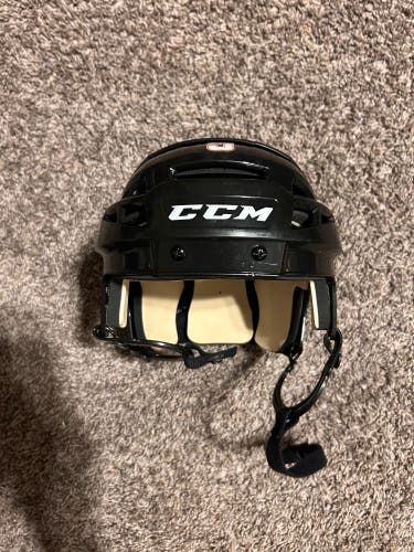 Black AHL Medium CCM Vector V08 Helmet Pro Stock (Used)