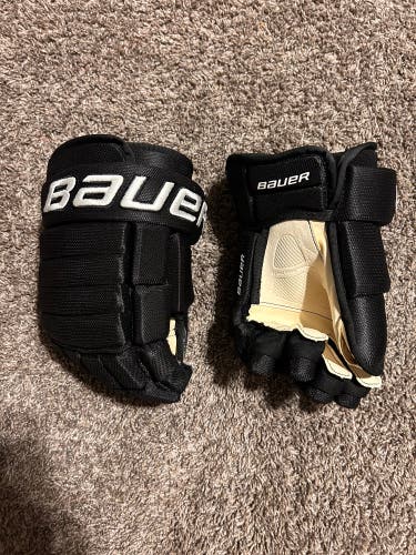Black Bauer Pro Series Gloves 13" Pro Stock (New)